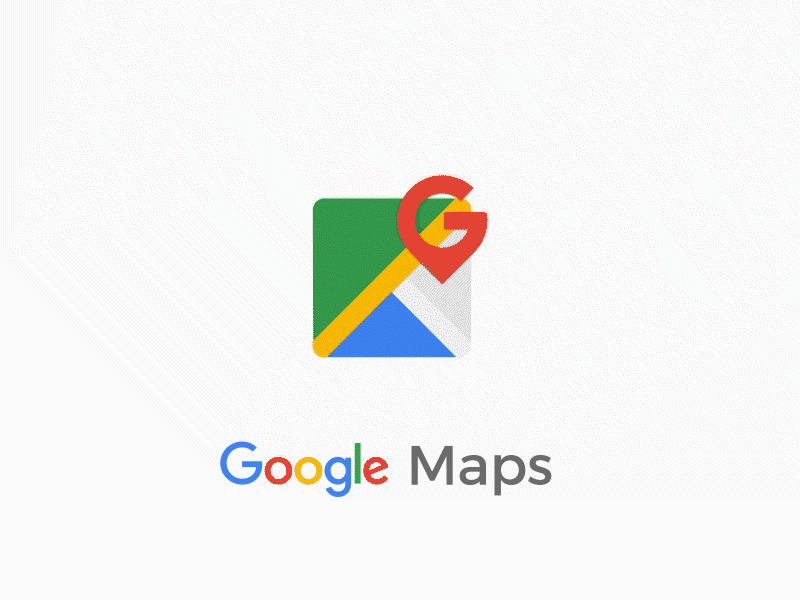 Just Google Maps animation branding design google icon logo maps material redesign