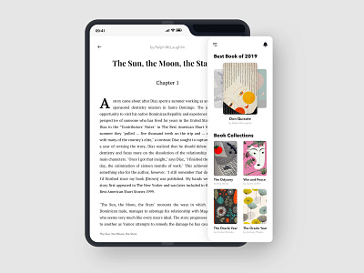 Ebook Reading App Foldable