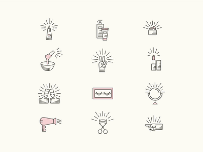 Mad Skin Icons app branding design graphic design icons illustration logo typography vector