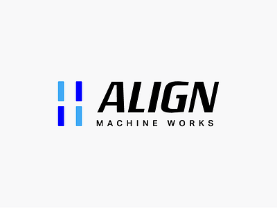 Align Machine Works Identity branding identity logo