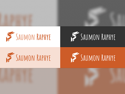 Saumon Raphye Logo branding graphic design logo