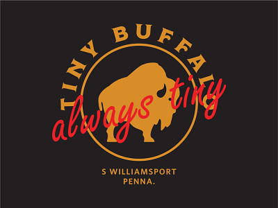 First Shot design logo personal brand tiny bflo tiny buffalo