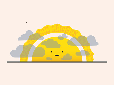 may the sun always find you good vibes illustration sun vector