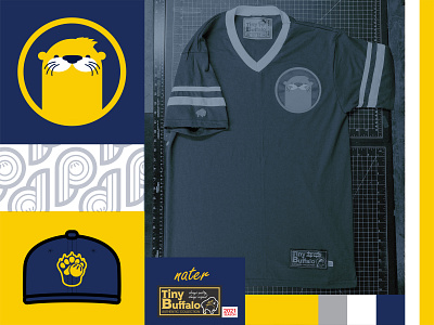 Otter Jersey baseball baseball jersey branding design jersey logo otter sports sports jersey sports logo vector wiffle ball