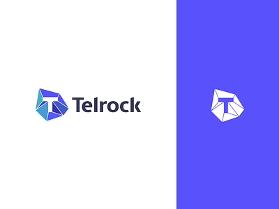 Telrock Logo brand identity branding fin tech font icon identity identity branding logo mark