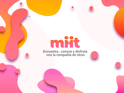 Miit Card Flat app branding facebook ad logo poster