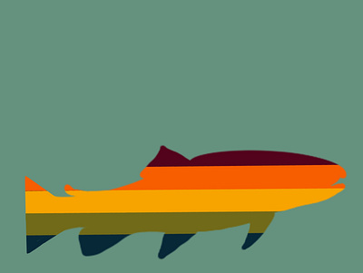 Rainbow Trout, 2021 branding graphic design logo