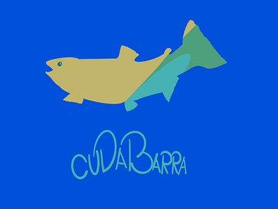 Bluish Trout, 2021 app branding design graphic design illustration logo trout typography vector