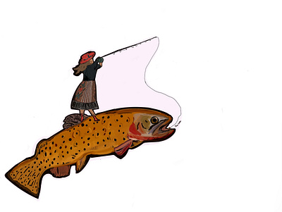 Sharpshooter, Annie Oakley annie oakley fishing outdoors trout