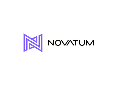 Novatum acquiring brand branding design font identity letter lettering logo logotype type