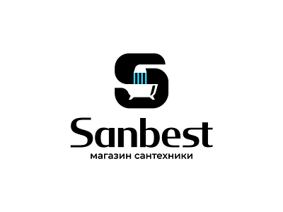 Sanbest brand branding engineering font identity illustration letter lettering logo logotype sanest sanitary shop type