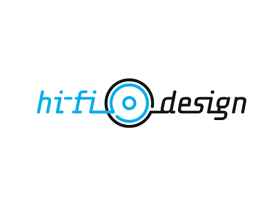 Hi-fi design 90s 90s style brand branding design font hi fi identity illustration letter lettering logo logotype type
