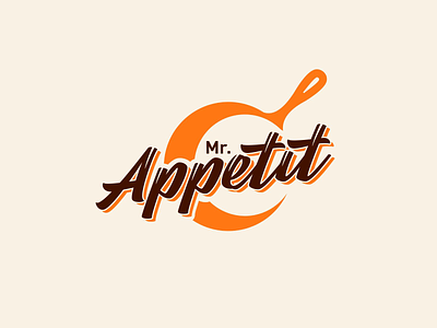 Mr. Appetit appetite brand branding font identity illustration letter lettering logo logotype restaurants type