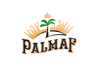 Palmaf brand branding font identity illustration letter lettering logo logotype palma type