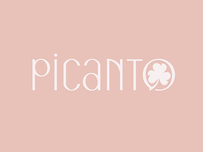 Picanto brand branding font identity illustration letter lettering lingerie logo logotype picanto simple type