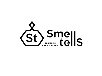 Smell tells brand branding font identity illustration letter lettering logo logotype parfume smell tells type