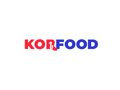 Korfood asia bird brand branding font food identity korea korean food letter lettering logo logotype magpie monogram shop store type