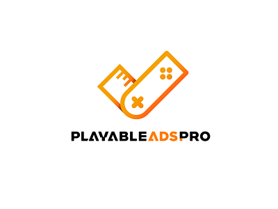 Playableads.pro able ads brand branding font identity illustration letter lettering logo logotype play production type