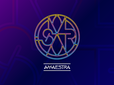 Amaestra amaestra band brand branding font identity letter lettering logo logotype maestra type
