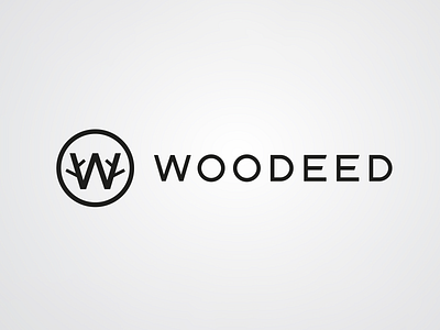 Woodeed brand branding font identity illustration letter lettering logo logotype type utensils w wood