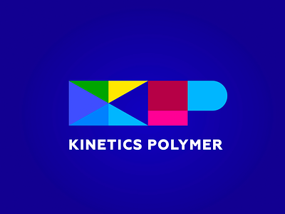 Kinetics Polymer brand branding font identity illustration kinetics letter lettering logo logotype painting polymer type