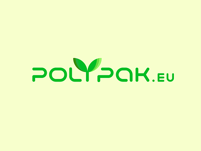 Poly Pak bio brand branding font identity illustration letter lettering logo logotype packaging polyethylene type