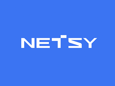 Netsy ad brand branding font identity illustration letter lettering logo logotype network type