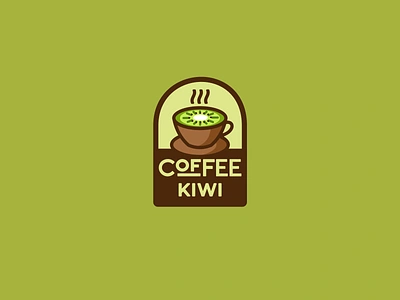 Coffee Kiwi brand branding coffee font identity illustration kiwi letter lettering logo logotype to togo type