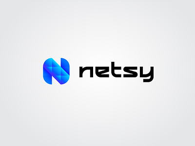 Netsy ad brand branding font identity letter lettering logo logotype network simple type
