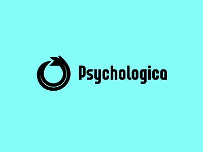 Psychologica brand branding font identity letter lettering logo logotype ouroboros psychology snake type