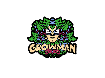 Growman brand branding fertilizers font grow growman grown identity letter logo logotype plant progressive shop