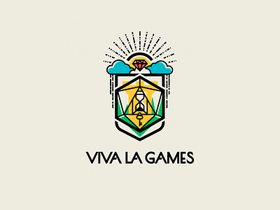 Viva la games board brand branding design font games identity illustration letter logo logotype manufacturer