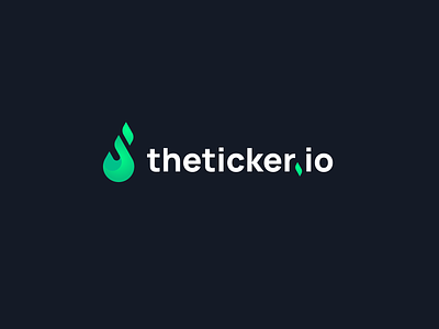 theticker.io analysis automated brand branding companies design exchanges font functions fundamental identity investment letter logo logotype management official risk search stock