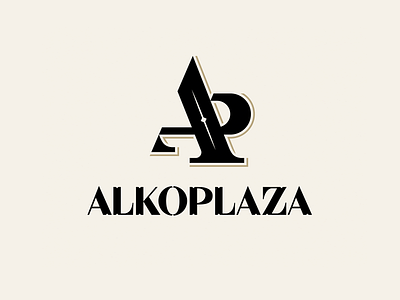Alkoplaza alco alcohol alko brand branding design font identity letter logo logotype plaza shop store