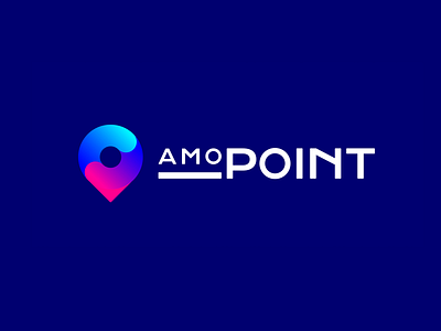 Amo Point automation brand branding business checkpoint commercial design division font identity it letter logo logotype management platform point services