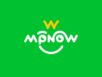 mpnow brand branding design font frog help identity letter logo logotype marketplaces promotion service shops store w