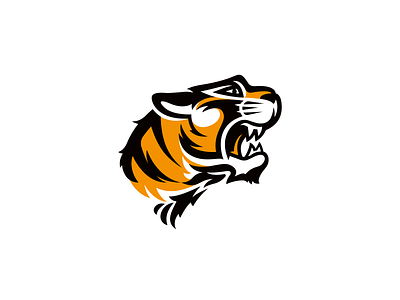 Tiger Year! 2022 brand branding cat design identity illustration logo logotype orange predator red stripes tiger