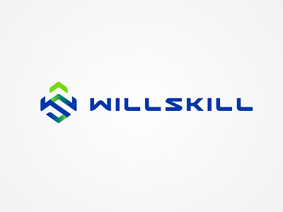 WillSkill brand branding design educational font identity illustration letter logo logotype online platform skill