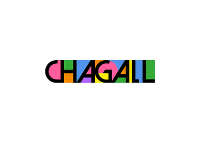 Chagall brand branding creative design font goods identity letter logo logotype online store