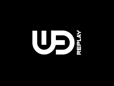 UD Replay brand branding design font game gta gtav identity letter logo logotype platform project v