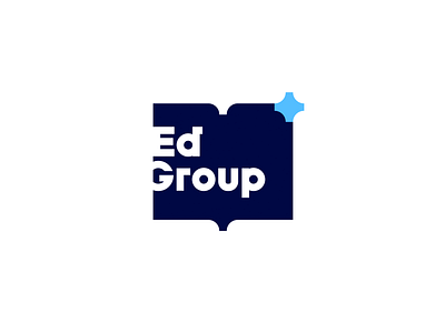 Ed Group book brand branding design education educational font identity illustration letter logo logotype online platform