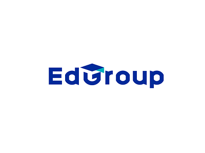 Ed Group brand branding cap design educational font identity illustration letter logo logotype online platform