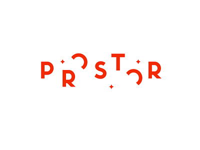 Prostor advertising agency brand branding design font identity letter logo logotype prostor