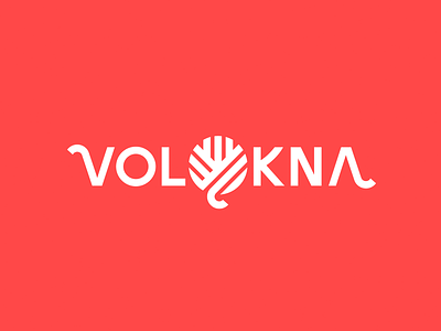 Volokna brand branding bundle design font identity illustration letter logo logotype volokna wool