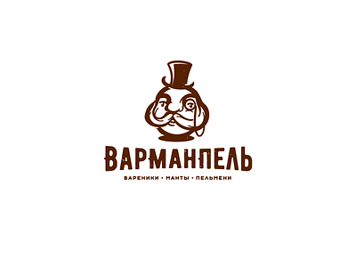 Warmanpel brand branding design dumplings eco font handmade hat hot identity letter logo logotype mustache nez pince product products