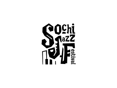 Sochi Jazz Festival brand branding festival font identity jazz logo logotype minimalist simple sochi
