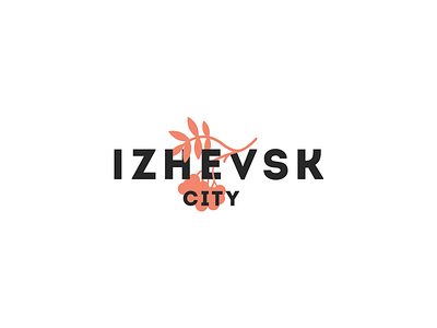 Izhevsk city city izhevsk logo logotype rowan town