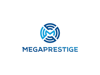 Megaprestige brand branding identity logo logotype minimalist simple