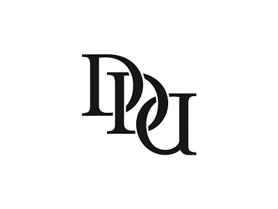 DDA brand dda font identity letter ligature logo logotype monogram type