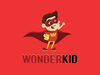 Wonderkid identity logo logotype school wonderkid